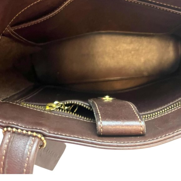 Vintage 90's Coach Brown Bleeker Shoulder Bag #9305 - Picture 5 of 7